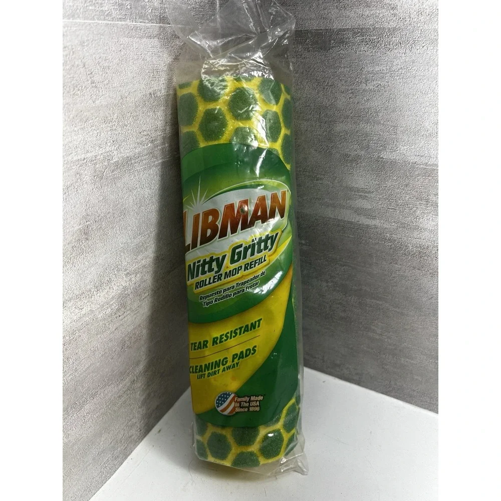 Libman 2011 Nitty Gritty Roller Mop Refill New